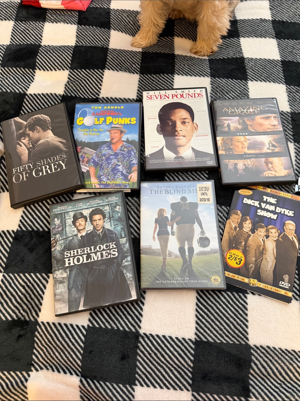 Assorted DVD Movie Collection - Mixed Titles in Black DVD Cases